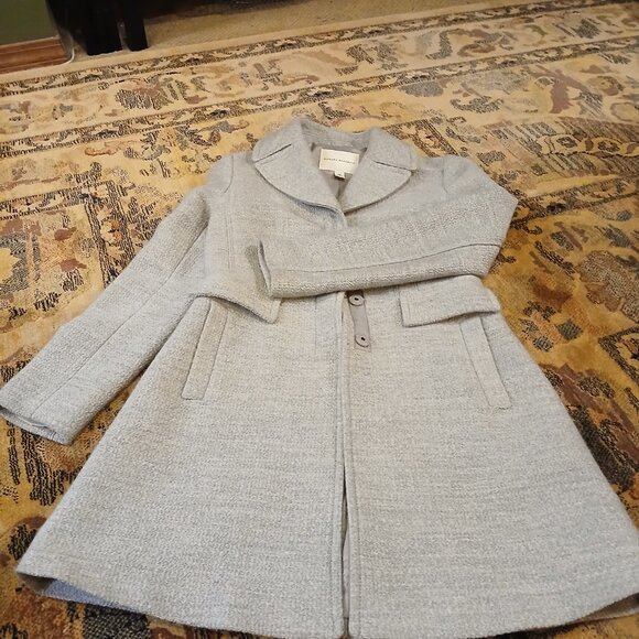 BANANA REPUBLIC Wool Blend Gray Peacoat XS- EUC - Picture 15 of 16